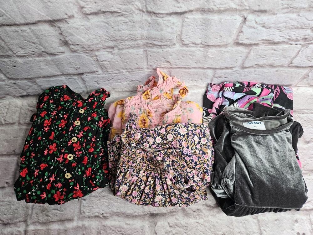 Lot Bundle Girls Size Small Dresses 6 7